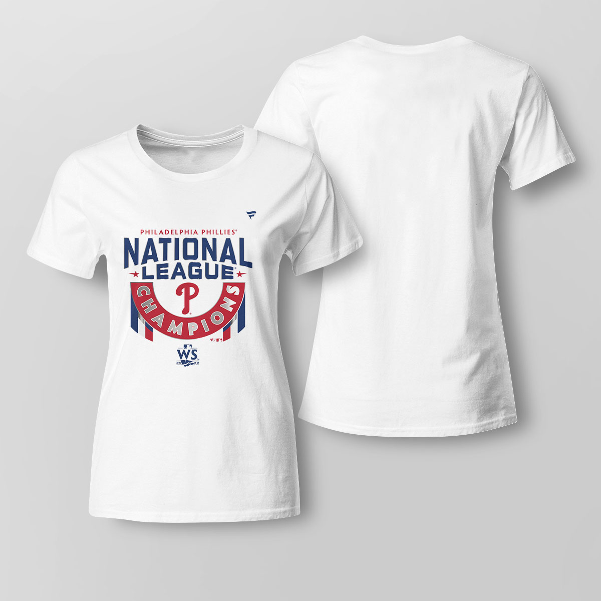 Philadelphia Phillies 2022 National League Champions White T-Shirt