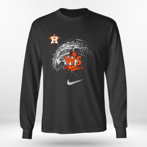 Longsleeve shirt Houston Astros Nike Black 2022 World Series Worldwide T Shirt
