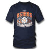 Houston Astros 2022 American League Champions Roster T-Shirt
