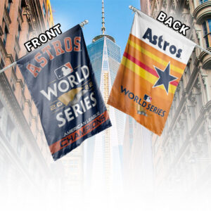 Vertical Flag 2 Houston Astros WinCraft 2022 American League Champions