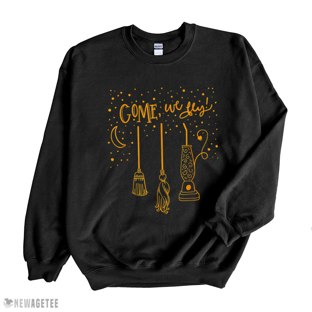 Come We Fly Funny Happy Halloween Witch Costume Shirt