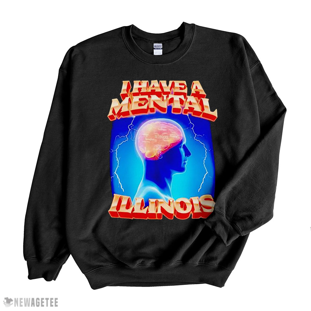 I Have A Mental Illinois Shirt Long Sleeve, Ladies Tee