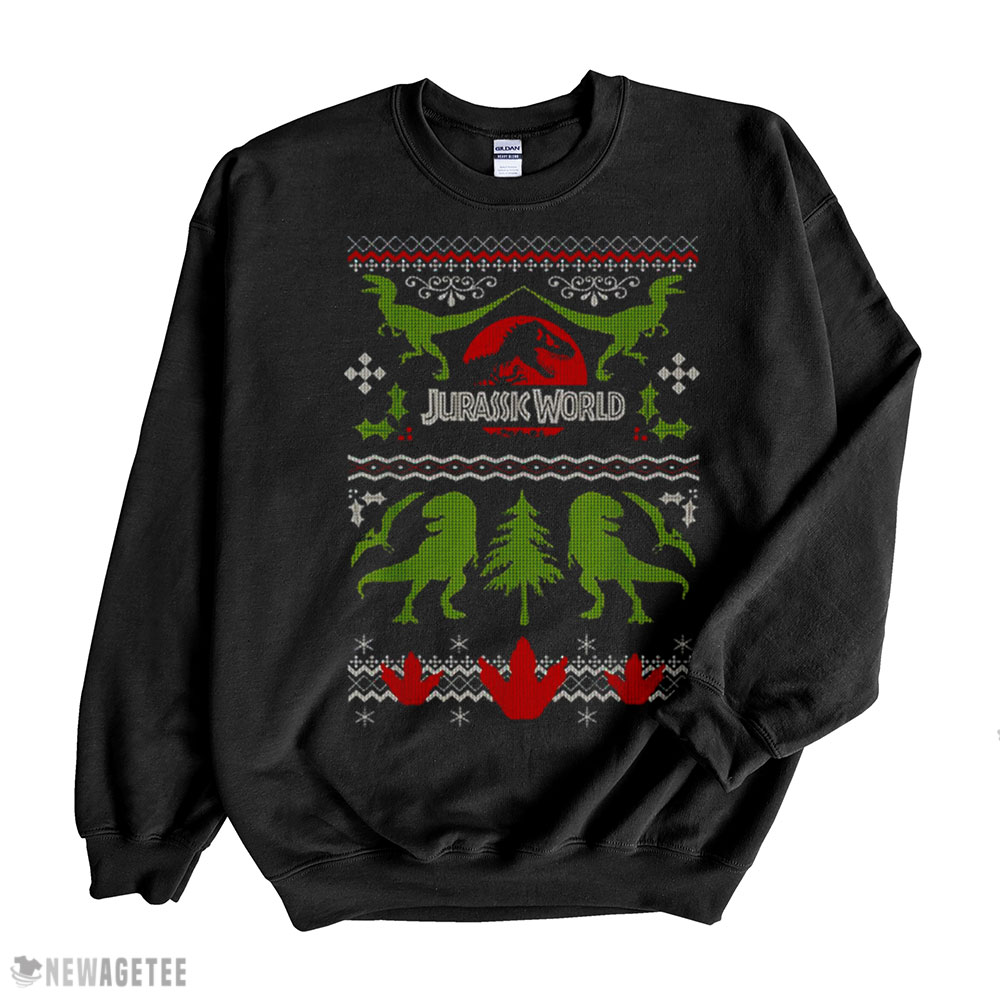 Jurassic World Dinosaur Xmas Ugly Christmas Shirt