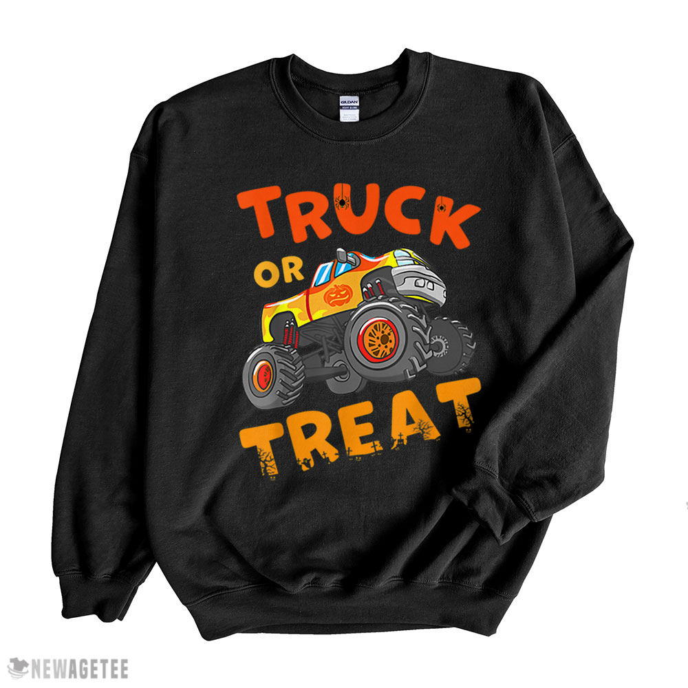 Kid Halloween Shirt For Men Monster Truck Outfit For Boys Shirt