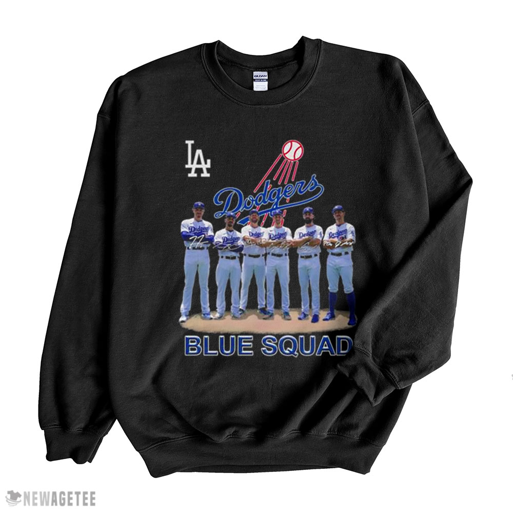Los Angeles Dodgers Blue Squad Signatures 2022 Shirt Hoodie, Long Sleeve, Tank Top