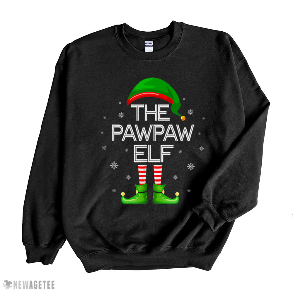 Mens The Pawpaw Elf Funny Group Matching Christmas Pajamas T Shirt