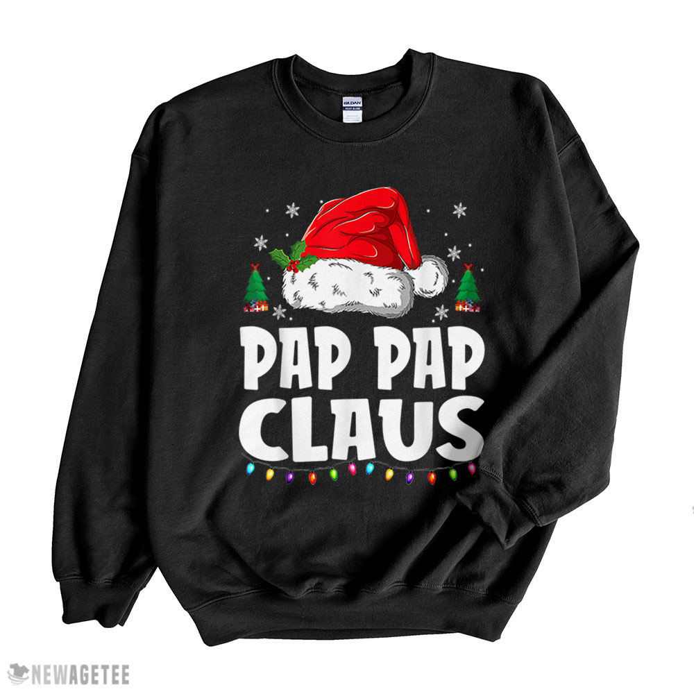 Pap Pap Claus Matching Group Xmas Family Christmas Pajama Shirt