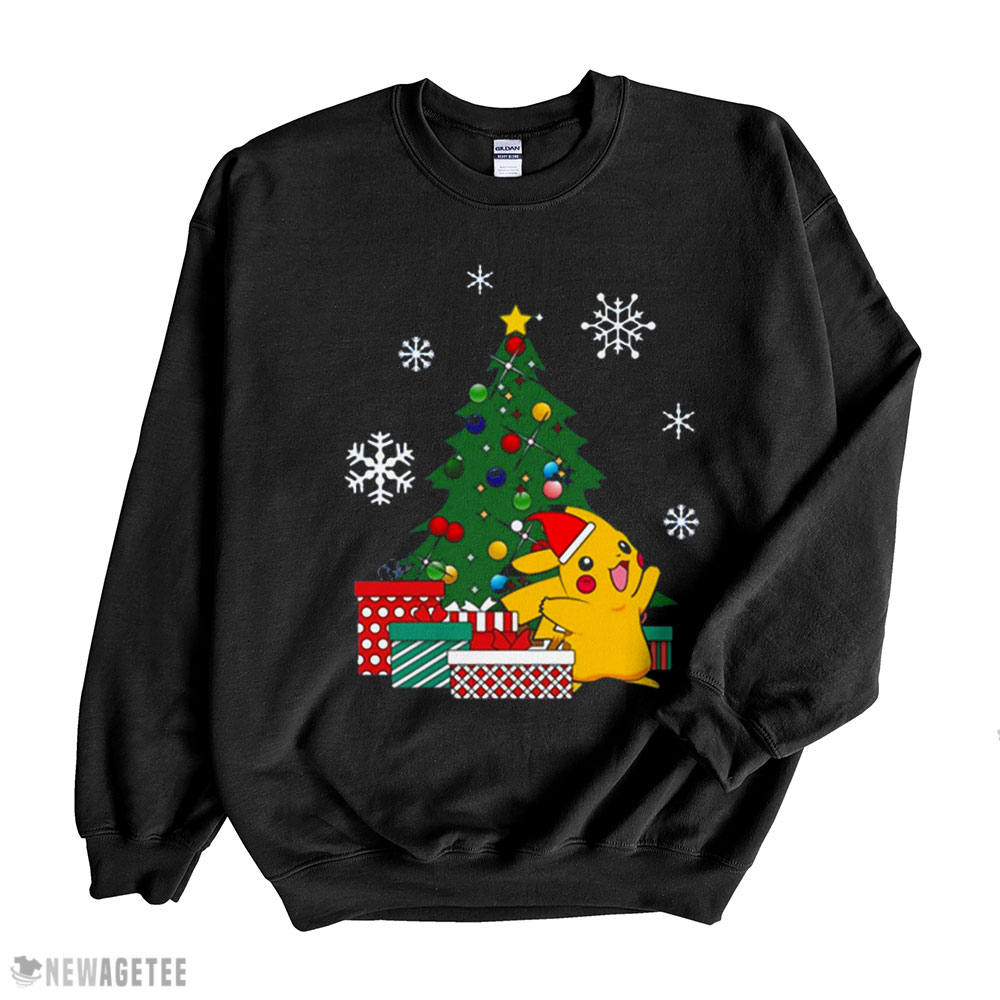 Pikachu Pokemon Christmas T-shirt Hoodie, Long Sleeve, Tank Top