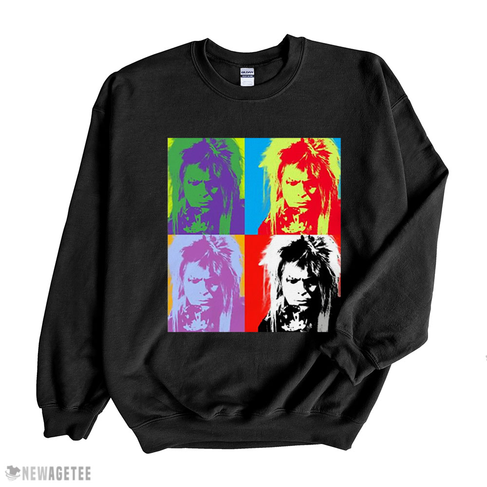 Pop Art Jareth From Labryinth Shirt Hoodie, Long Sleeve, Tank Top