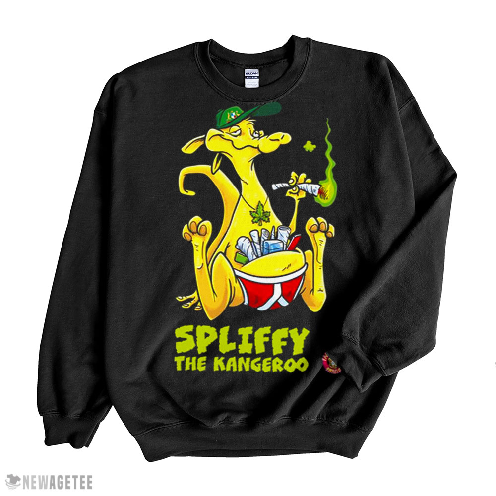 Spliffy The Kangaroo Shirt Sweatshirt, Tank Top, Ladies Tee