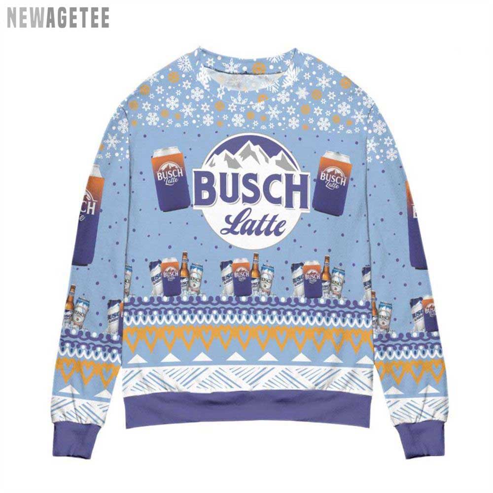Busch Latte Beer Ugly Christmas Sweater Knitted Sweater