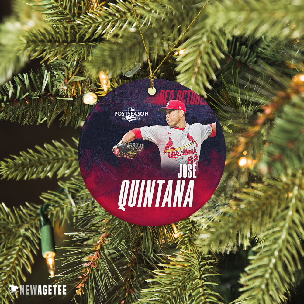 Jose Quintana Philadelphia Phillies 2022 Postseason October Rise Christmas Ornament Holiday Gift