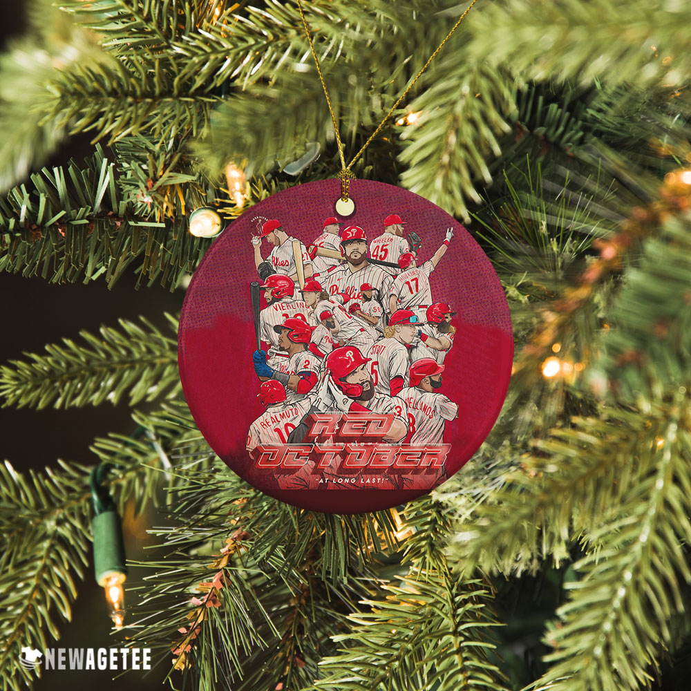 Philadelphia Phillies 2022 Postseason October Rise Christmas Ornament Holiday Gift