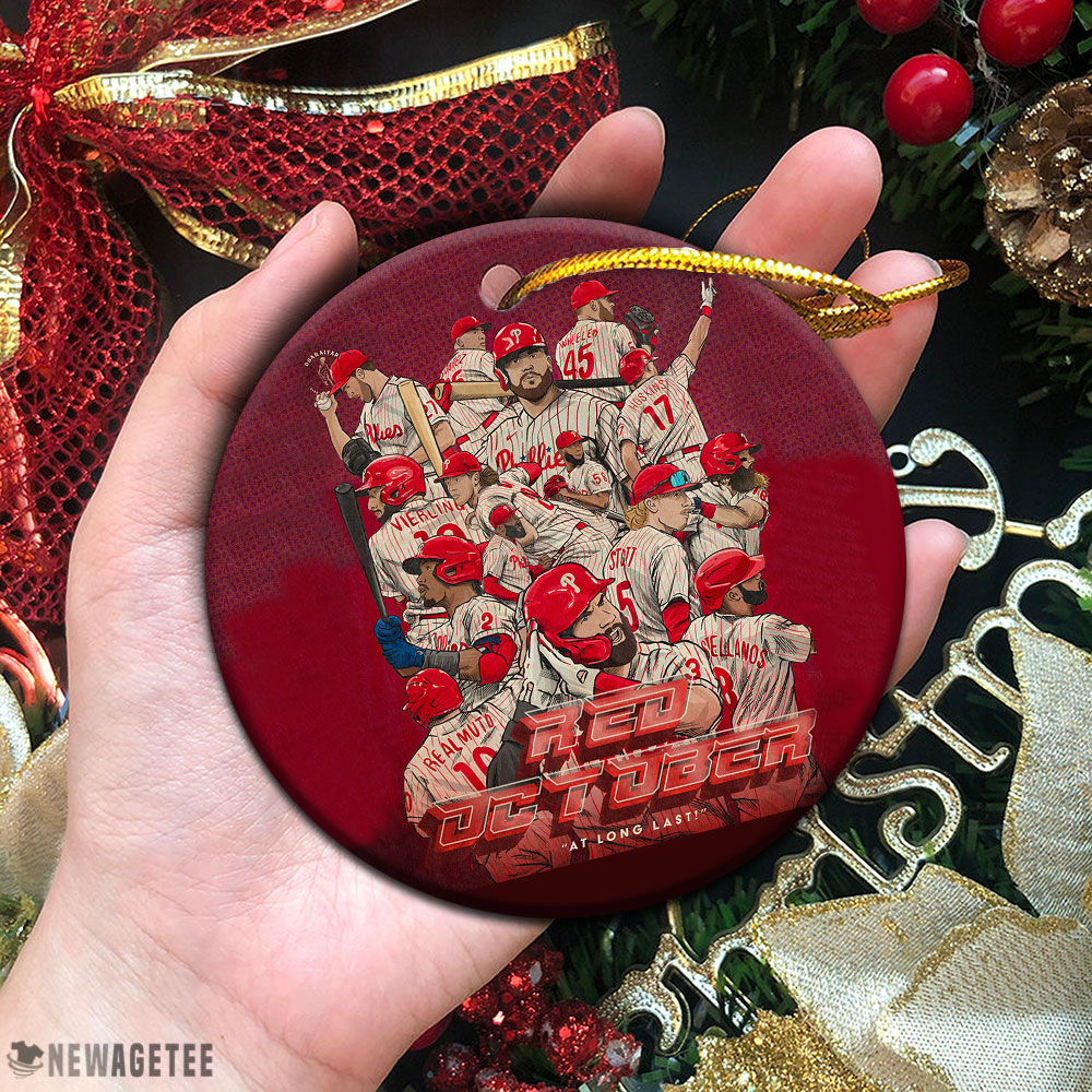 Philadelphia Phillies 2022 Postseason October Rise Christmas Ornament Holiday Gift