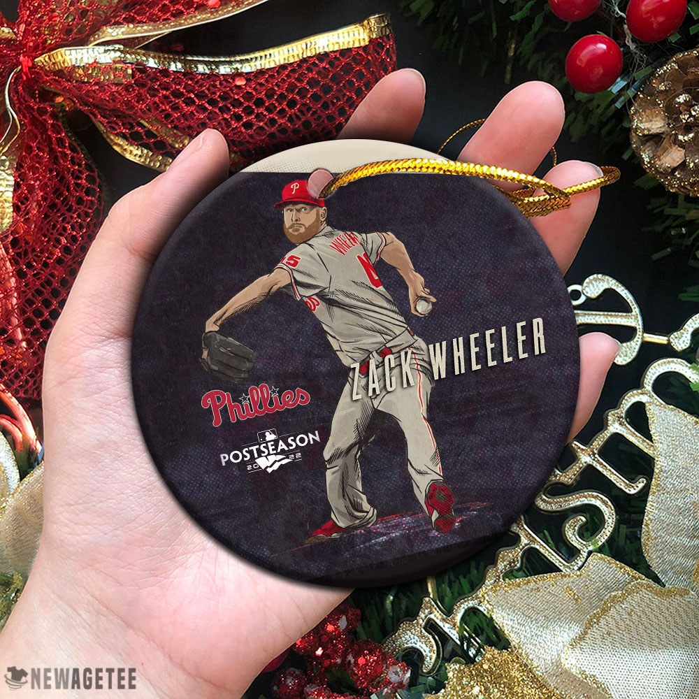 Philadelphia Phillies 2022 Postseason October Rise Zack Wheeler Christmas Ornament Holiday Gift