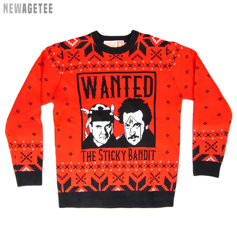 Harry And Marv Wanted Sticky Bandits Ugly Christmas Sweater Knitted Sweater
