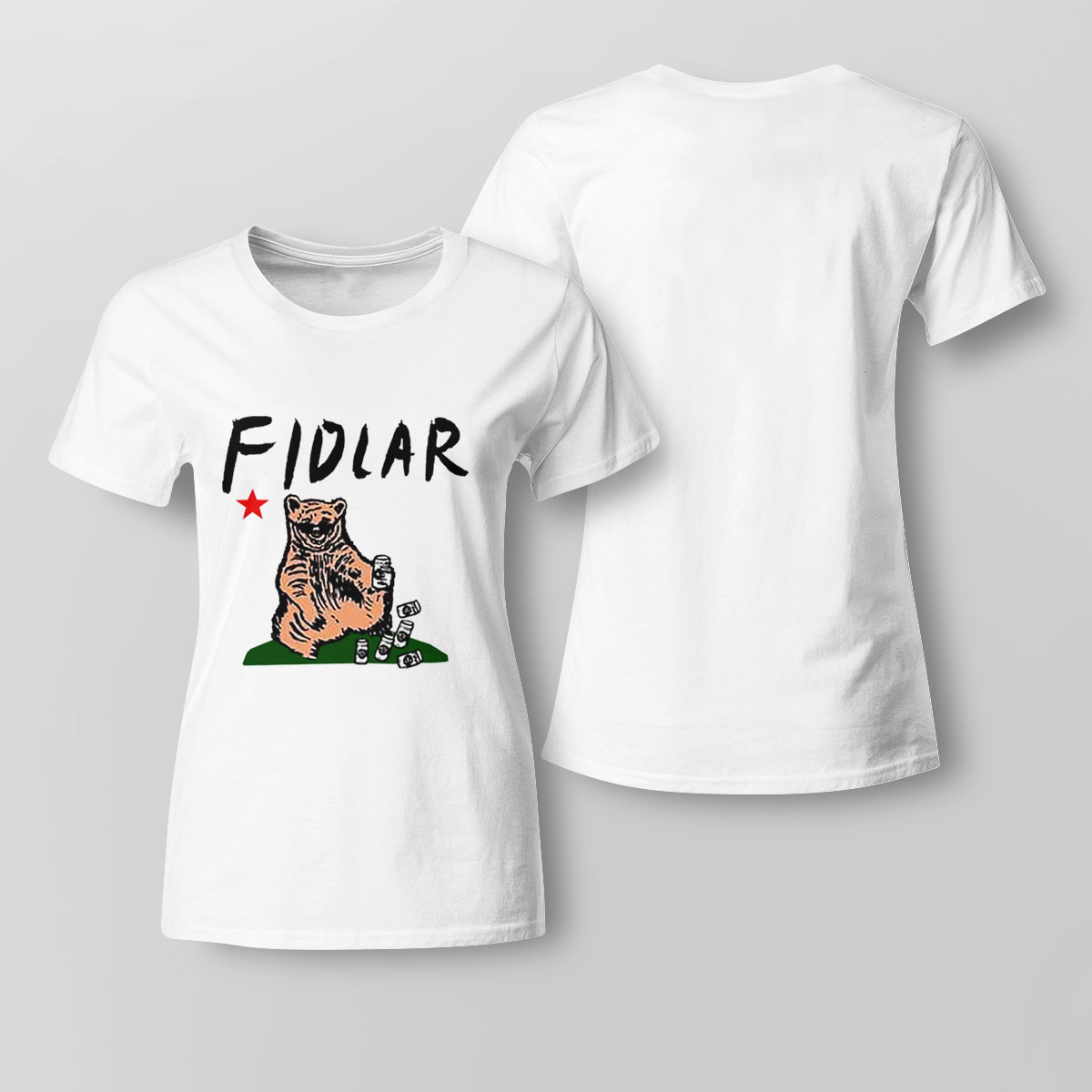 California Bear Drink Cheap Beer Fidlar Shirt