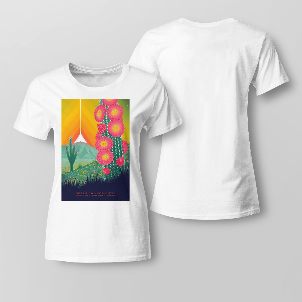 Death Cab For Cutie Poster At The Van Buren Phoenix Az On Oct 17 2022 Shirt