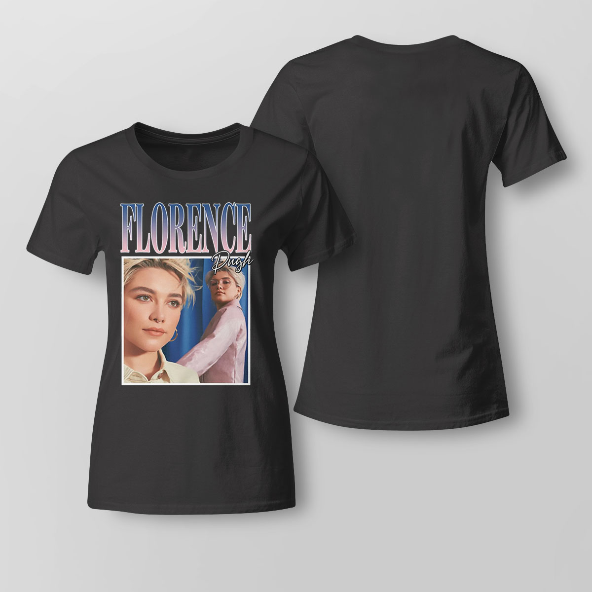 Florence Pugh Retro Homepage Shirt Sweatshirt, Tank Top, Ladies Tee