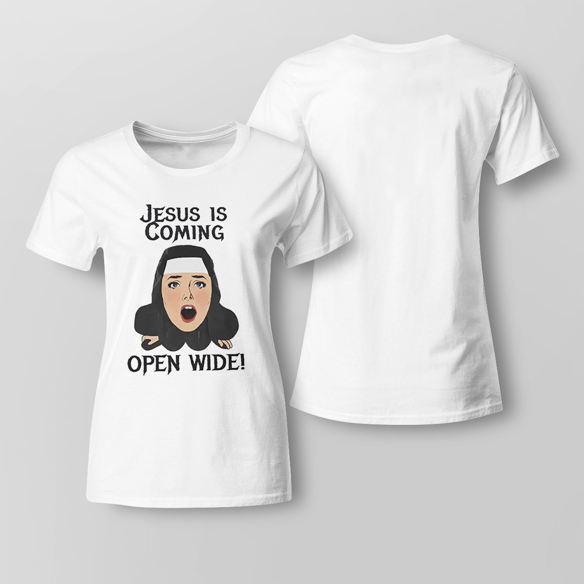 Jesus Is Coming Open Wide Shirt