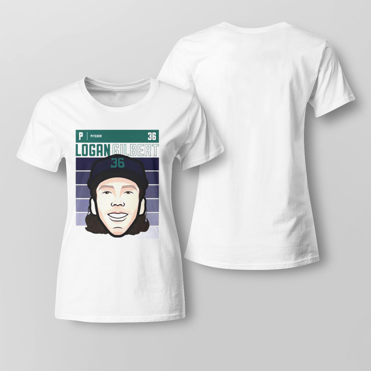 Logan Gilbert Seattle Fade Shirt Hoodie, Long Sleeve, Tank Top