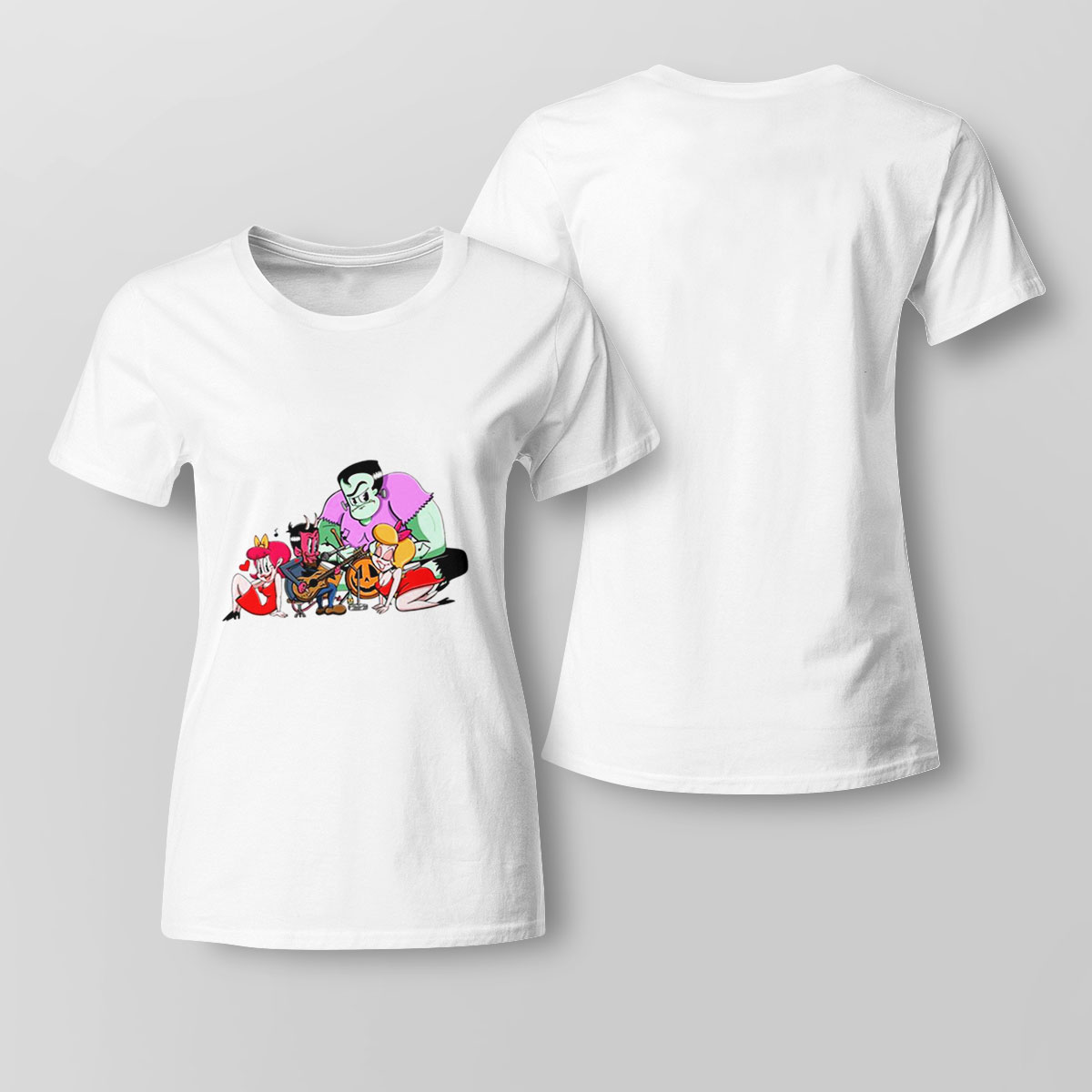 Monster Mash Concert Monster Inc Hoodie T-shirt Long Sleeve, Ladies Tee