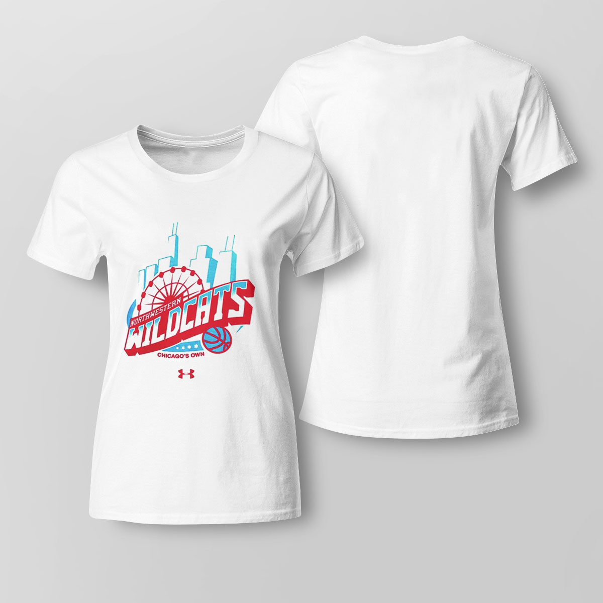 Northwestern Wildcats Under Armour Chicago Cityscape Champion Keough Naughton T Shirt Sweatshirt, Tank Top, Ladies Tee