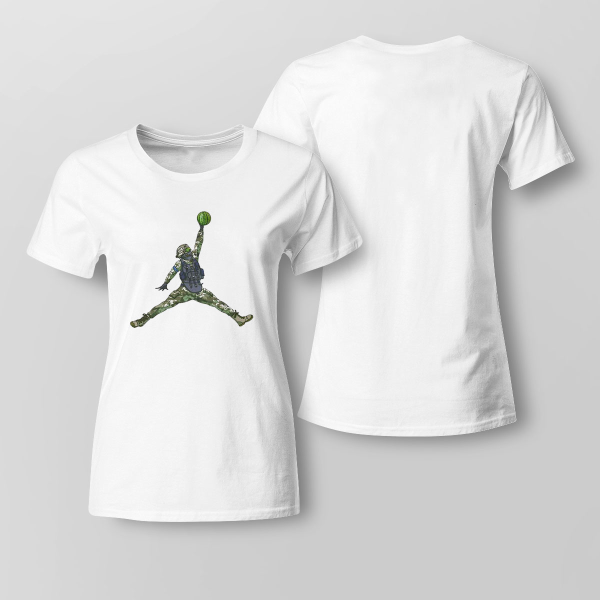 Official Saint Javelin Merch Watermelon Warrior Shirt