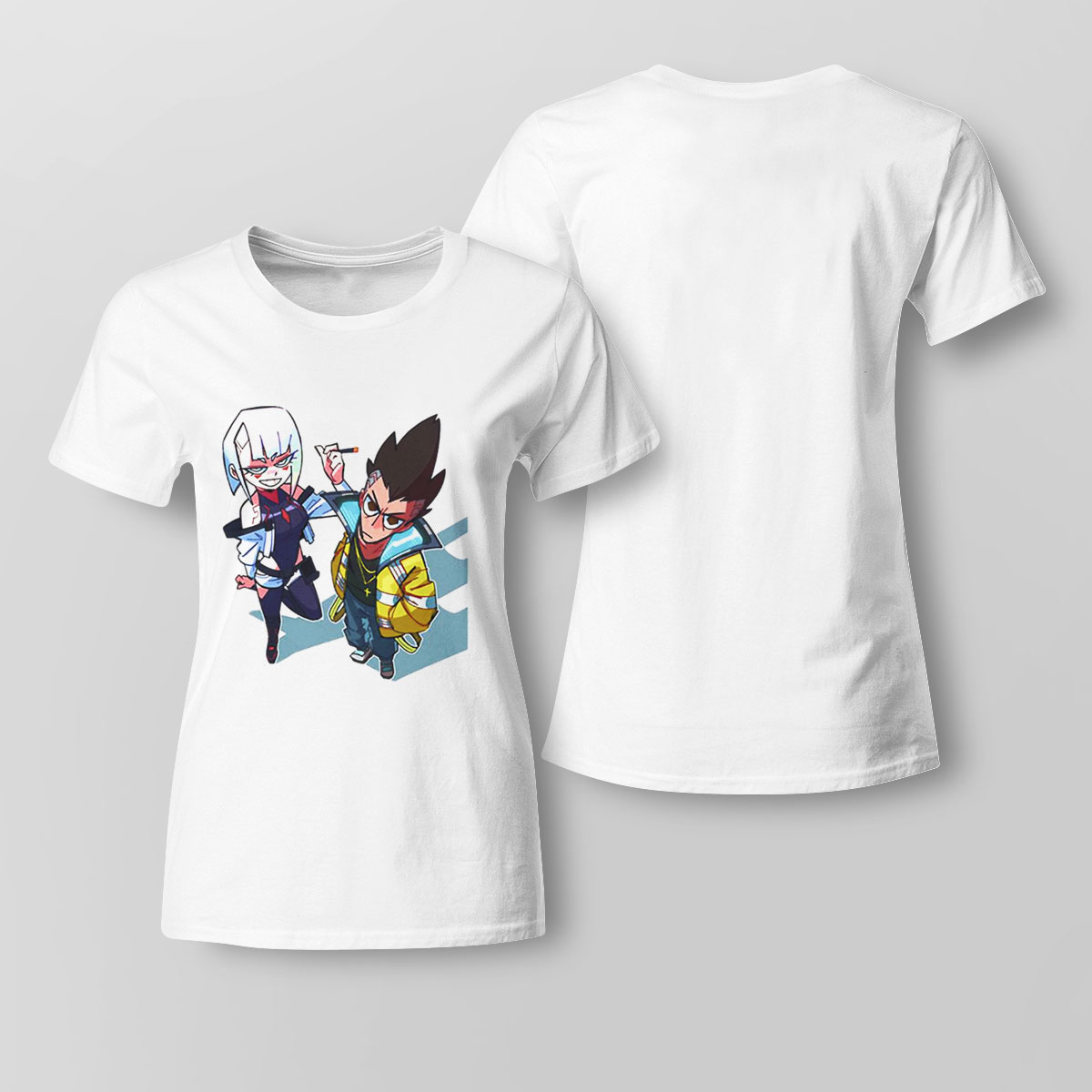 Rebecca And David Animation Cyberpunk Edgerunners Shirt Hoodie, Long Sleeve, Tank Top