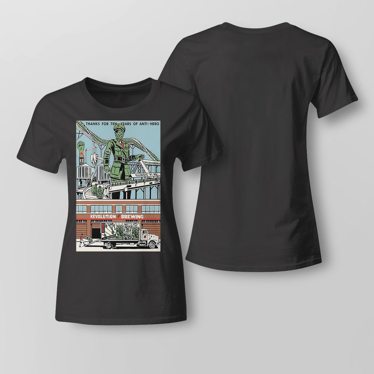 Revolution Brewing Beer Ipa Anti Hero Poster Shirt Hoodie Long Sleeve, Tank Top