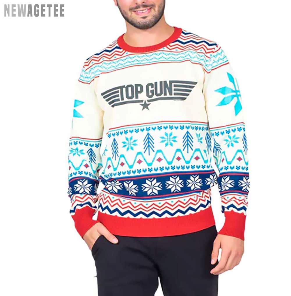 Us Navy Top Gun Wing Logo Classic Ugly Christmas Sweater Knitted Sweater
