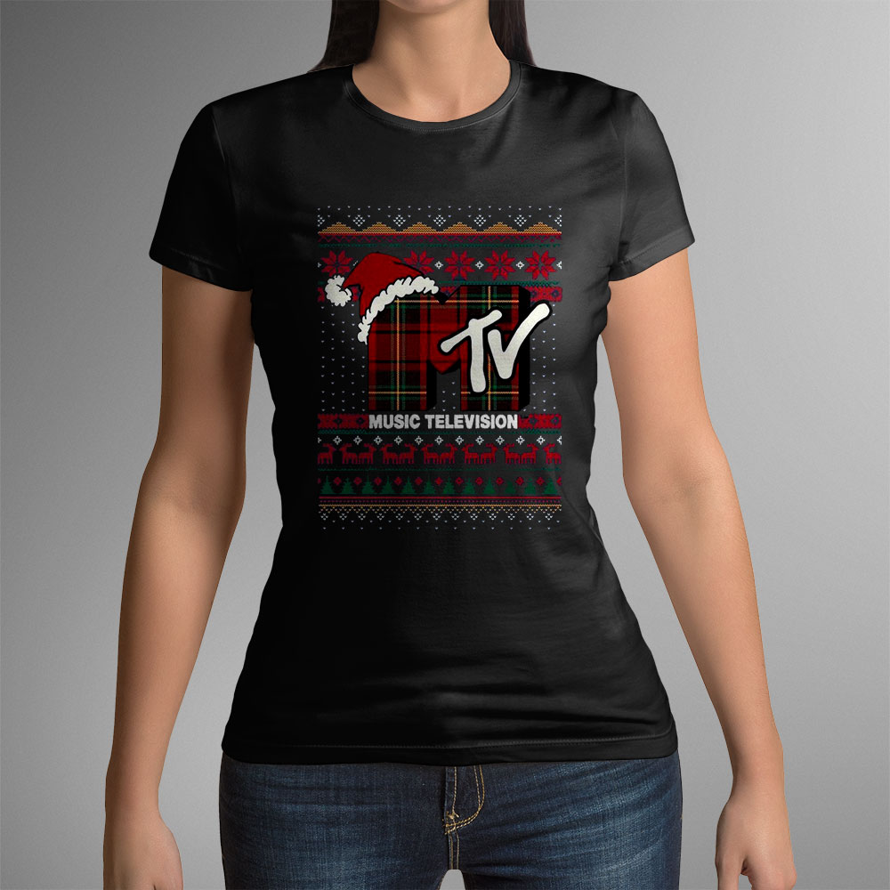 Mtv Ugly Santa Hat Ugly Christmas Sweatshirt