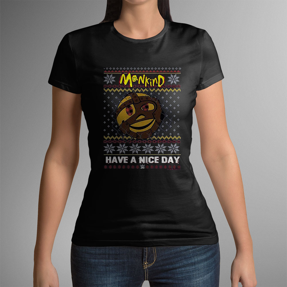 Wwe Mankind Happy Ugly Christmas Sweatshirt