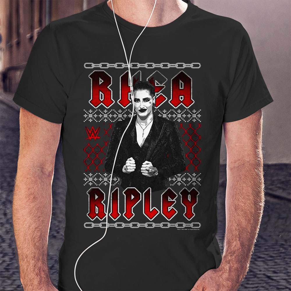 Wwe Rhea Ripley Ugly Christmas Sweatshirt