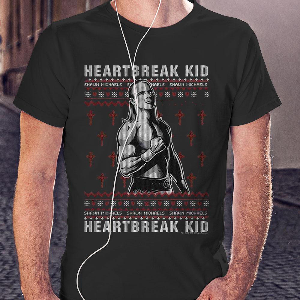 Wwe Shawn Michaels Ugly Christmas Sweater T-shirt