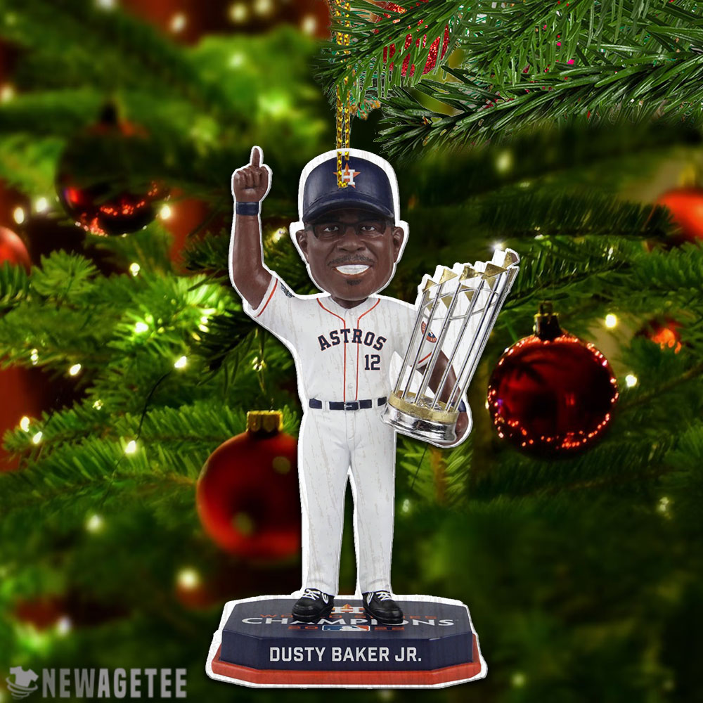Dusty Baker 12 Houston Astros 2022 World Series Champions Christmas Ornament