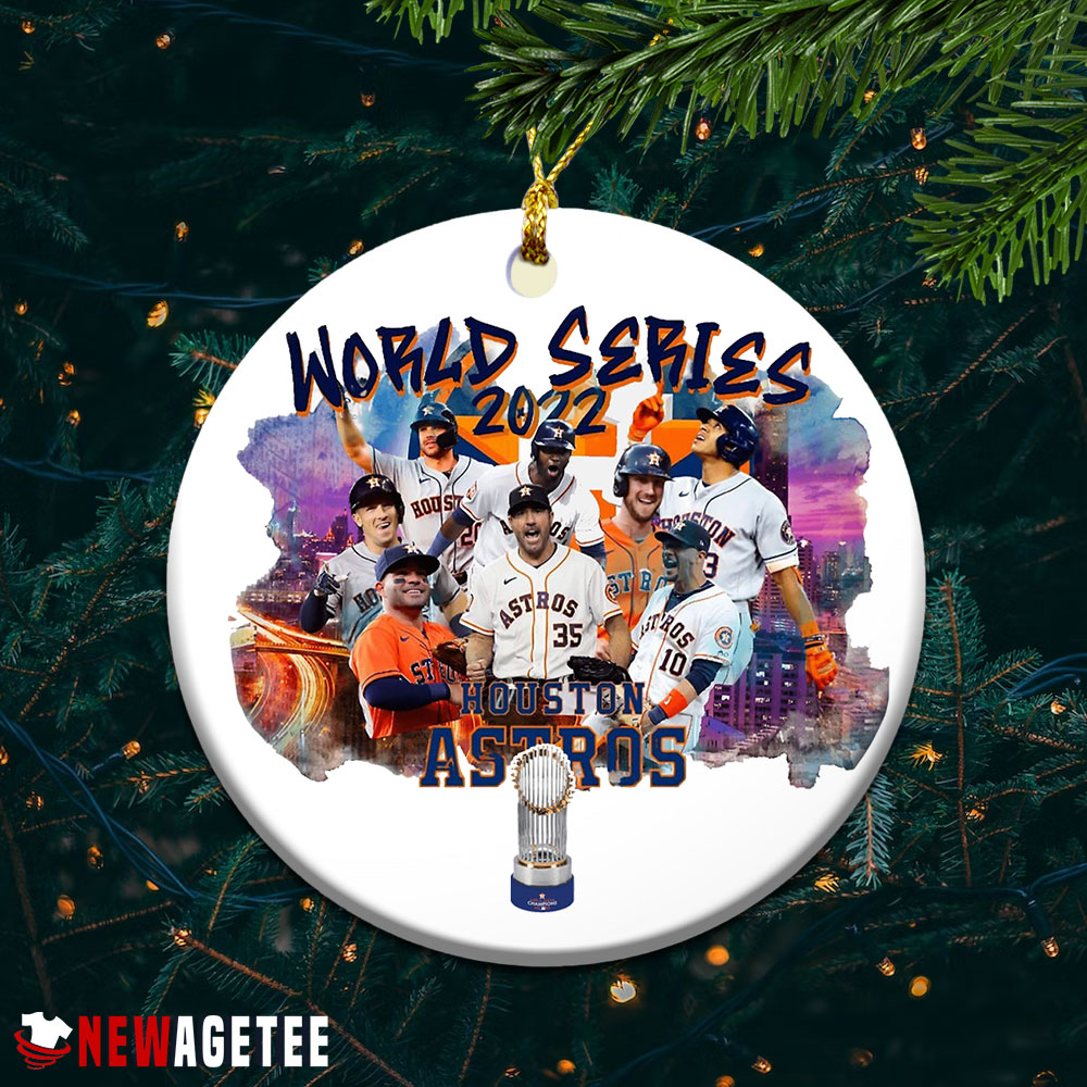 Houston Astros World Series 2022 Trophy Christmas Ornament Decoration