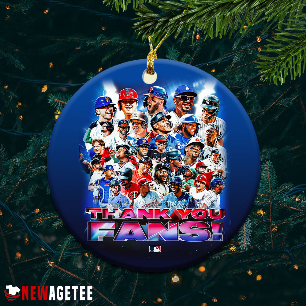 Thank You Fans Mlb 2022 World Series Champion Christmas Ornament
