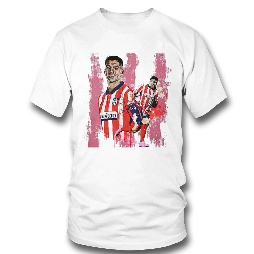 Illustration Luis Suarez Football Shirt