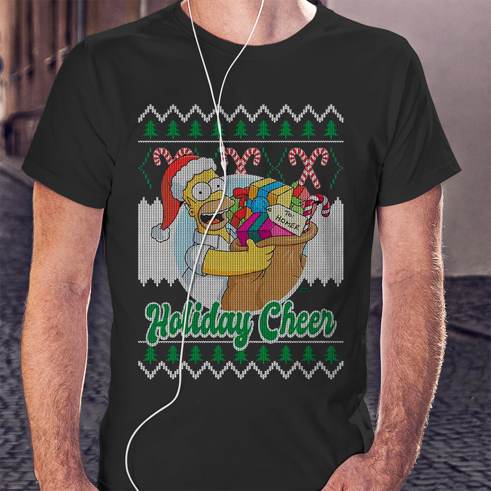The Simpsons Homer Ugly Christmas Sweatshirt