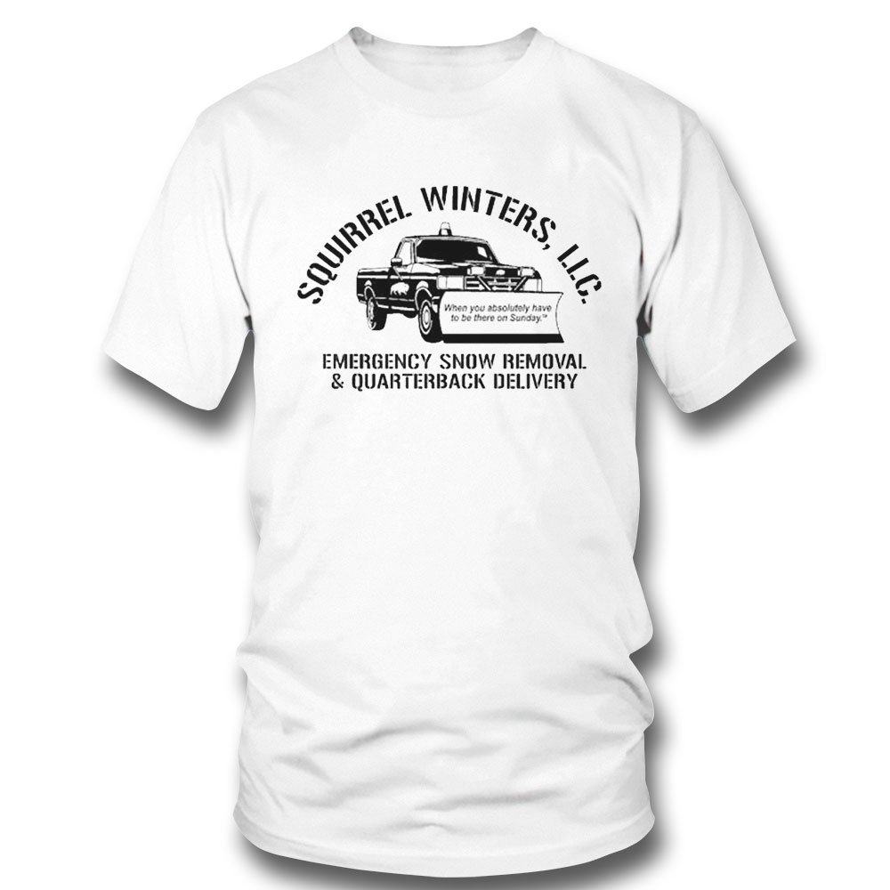 Squirrel Winter Snow Removal 1 800 Go Bills Shirt