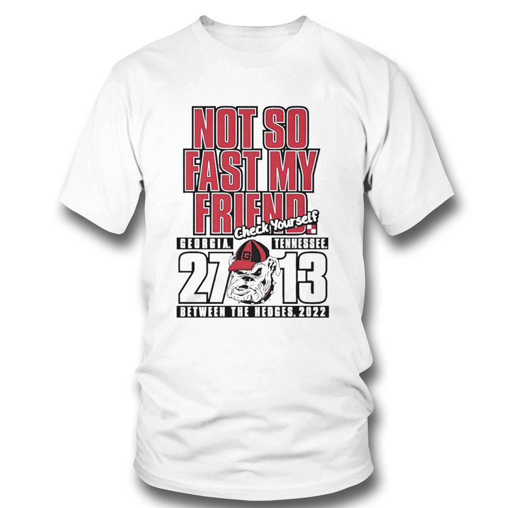 University Of Georgia Football 2022 Dawgs Win Over Tennessee Score Shirt