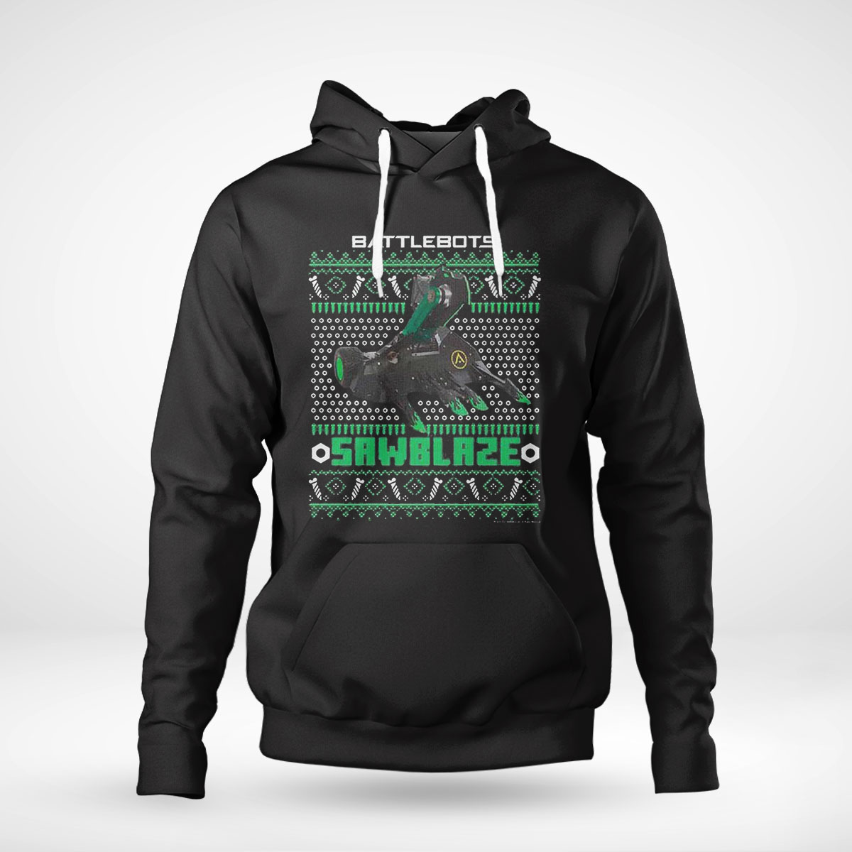 Battlebots Sawblaze Ugly Christmas Shirt