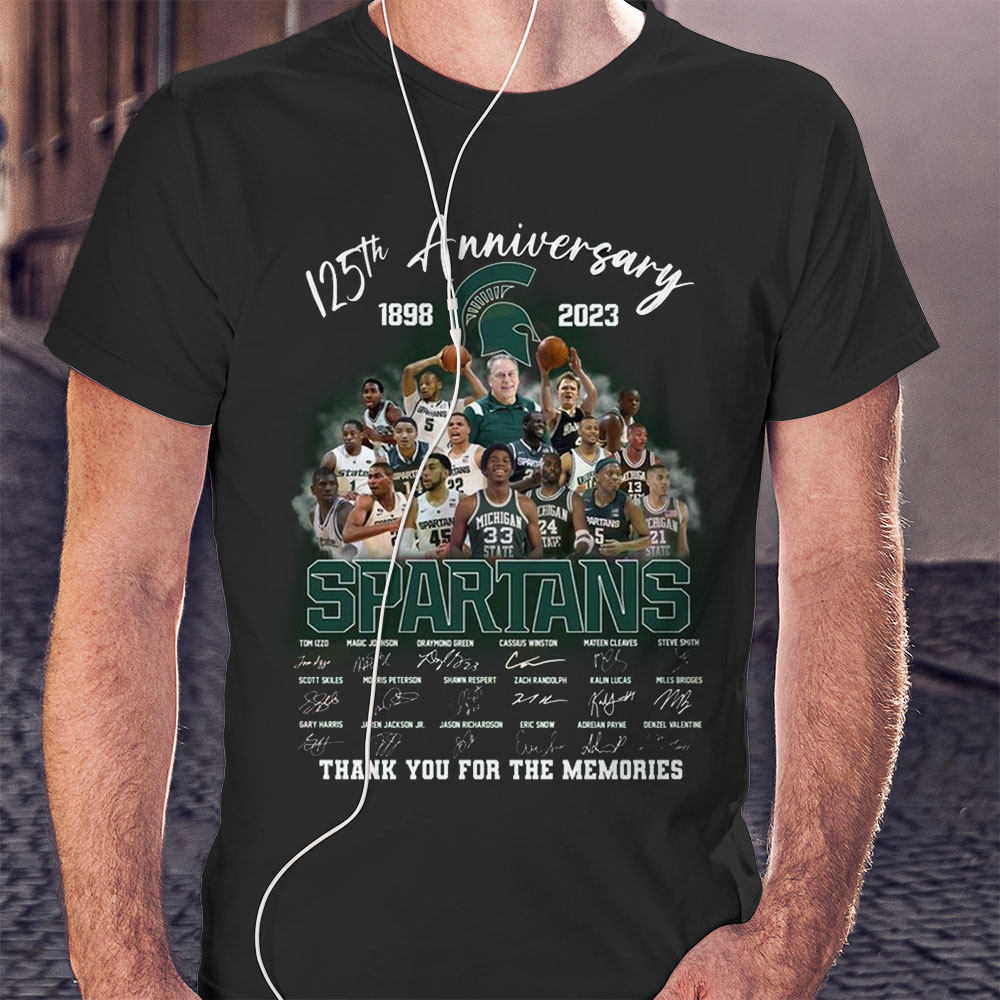 125th Anniversary 1898 – 2023 Spartans Thank You For The Memories T-shirt