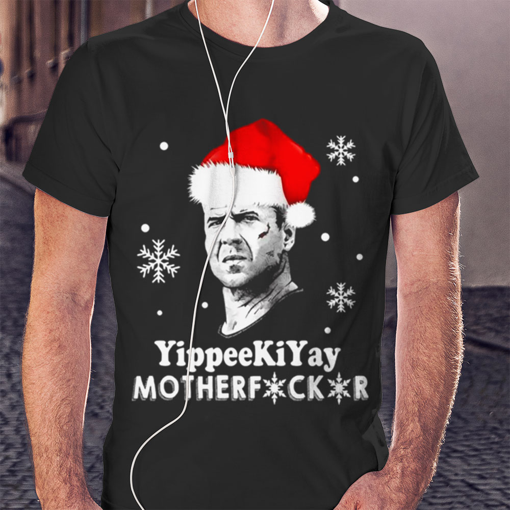 Die Hard John Mcclane Yippee Ki Yay Motherfucker Christmas Shirt