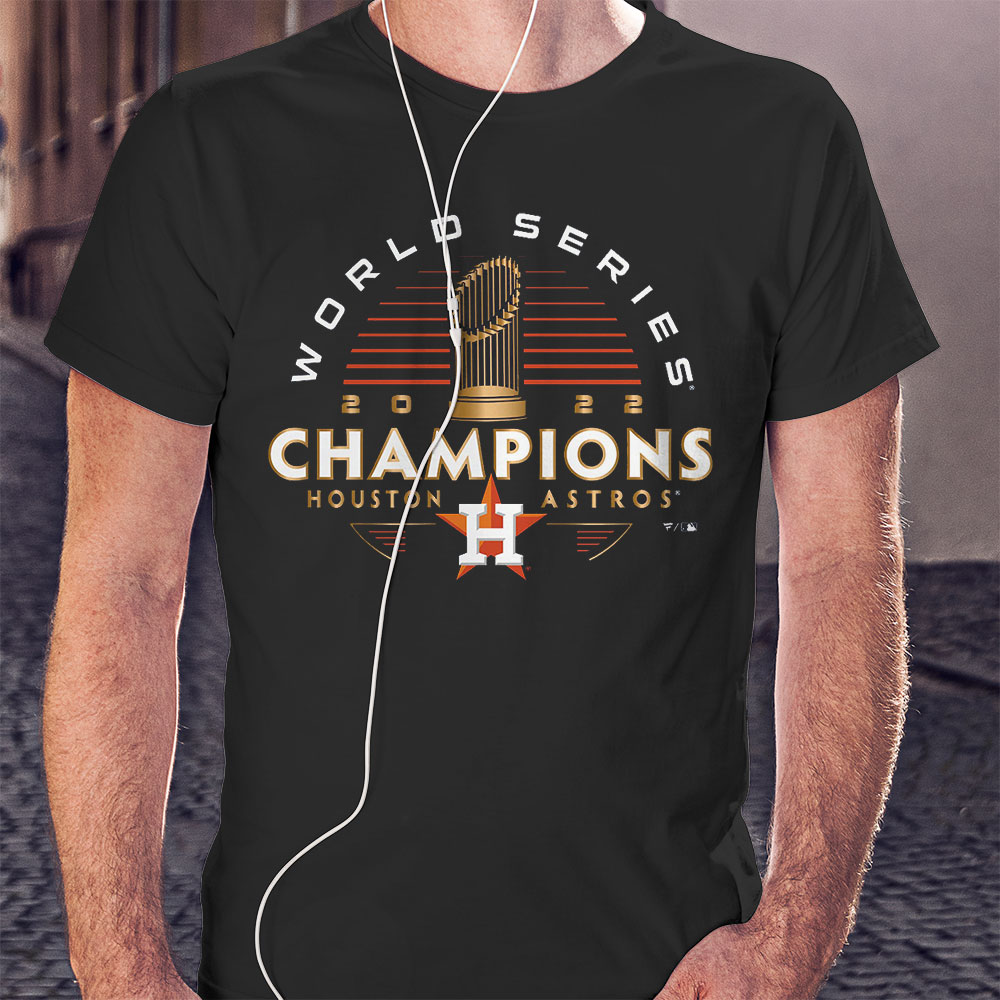 Houston Astros 2022 World Series Champions Signature Roster T-shirt