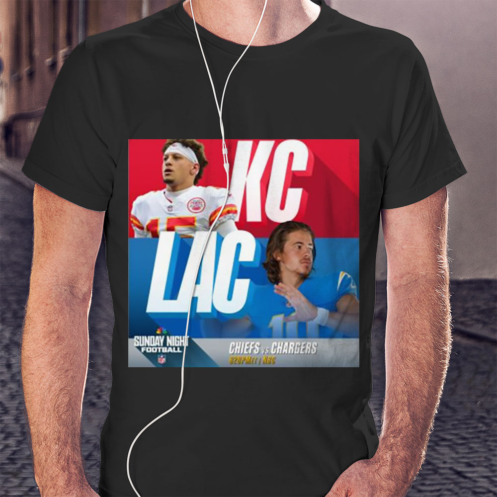 Kansas City Chiefs Vs Chargers Nfl 2022 Gameday Matchup Shirt