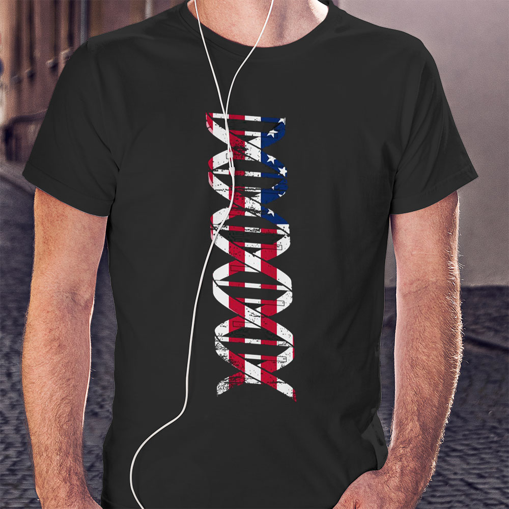 My Dna Is American Patriotic Hoodie Shirt