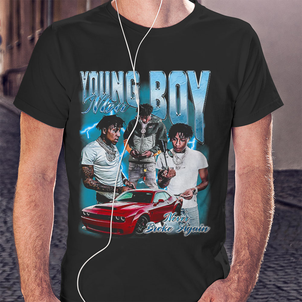 Nba Youngboy Retro Vintage Bootleg 90s Shirt