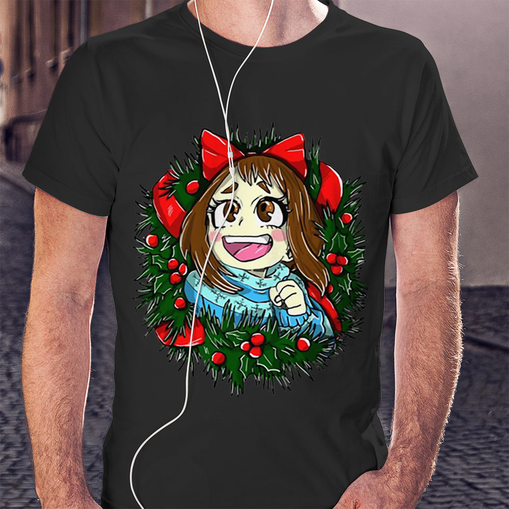 Uraraka Christmas Kawaii My Hero Academia Christmas Shirt